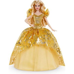 POUPÉE BARBIE Signature Joyeux Noël 2020 Blonde - Poupée 