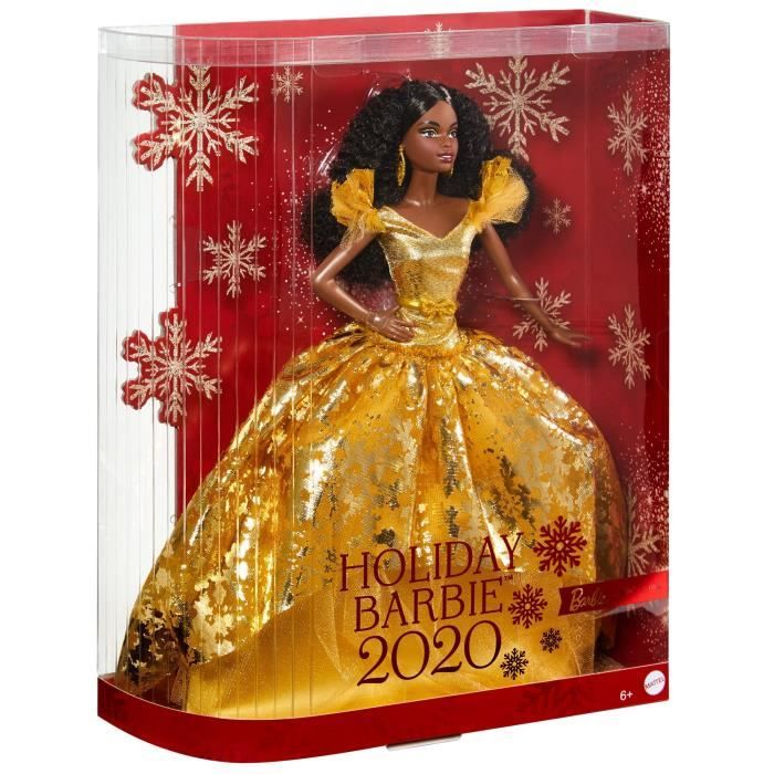 BARBIE Signature Joyeux Noel 2020 Brune Poupee de Collection Cdiscount Jeux Jouets