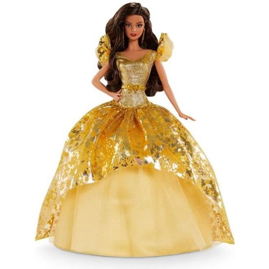 BARBIE Signature Joyeux Noël 2020 Châtain - Poupée de Collection