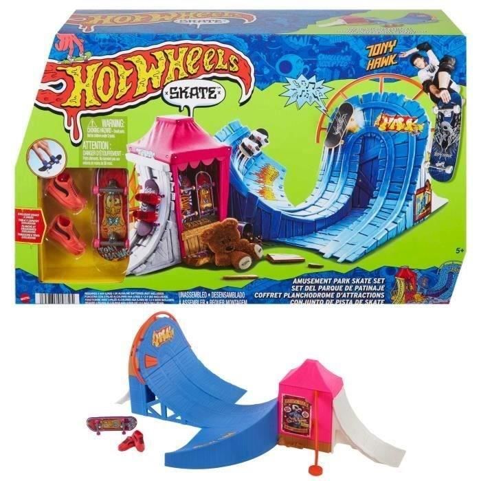 Hot Wheels - Skate - Coffret Skatepark Attractions Tony Hawk - Petite Voiture - HOT WHEELS - HGT95 - VEHICULES HOT WHEELS
