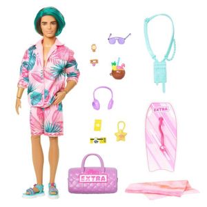 Barbie Fashionistas Kit Vêtements de Voyage, 4 Tenues pour Poupée dont  Jupe, Robe, Tops, et Accesssoires, Jouet pour Enfant, FLB31 : :  Jeux et Jouets