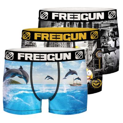 Boxer Enfant Marsupilami FREEGUN - Lot De 3, Ultra Doux, Confortable - Pour Garçon