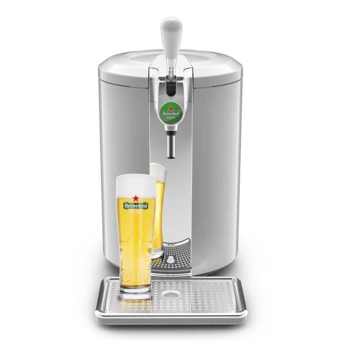 KRUPS Beertender® VB452E10 Compact Machine à bière pression, Compatible fûts de 5L, Température parfaite, Bière fraîche et mousseuse