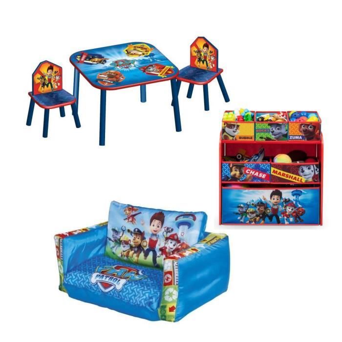PAT PATROUILLE Pack Chambre Enfant avec Meuble de ...