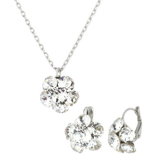 Parure BELLE PARIS ornée de SWAROVSKI ELEMENTS Argenté - Achat ... Parure BELLE PARIS ornée de SWAROVSKI ELEMENTS Argenté - Achat ...
