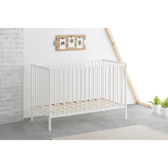 Bianca Chambre Bebe Duo Lit 60 1cm Commode Blanc Perle Cdiscount Puericulture Eveil Bebe