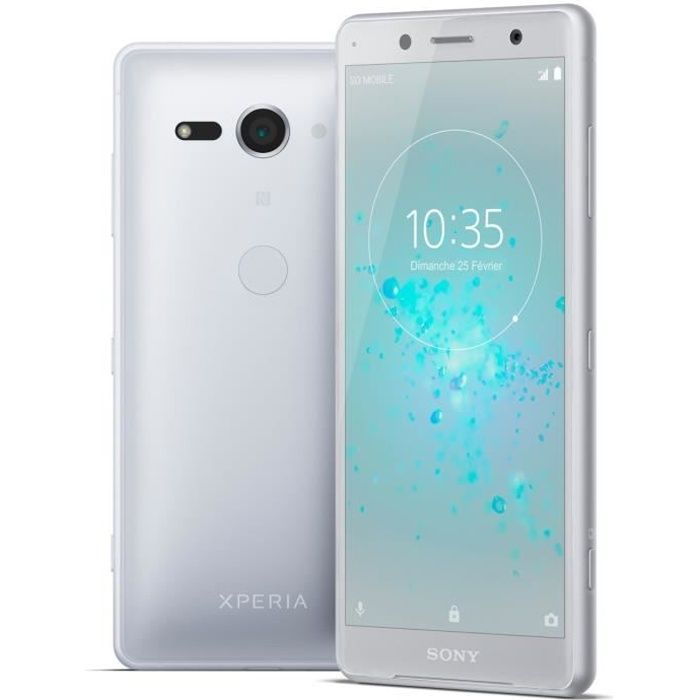Téléphone portable Sony Xperia XZ2 Compact Dual SIM Blanc Argenté pas cher Téléphone portable Sony Xperia XZ2 Compact Dual SIM Blanc Argenté pas cher