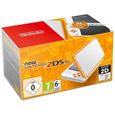 Console NINTENDO 2DS XL 4Go - Blanc et Orange - Reconditionné - Très bon état-0