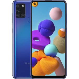 SMARTPHONE SAMSUNG Galaxy A21s Bleu - Reconditionné - Très bo