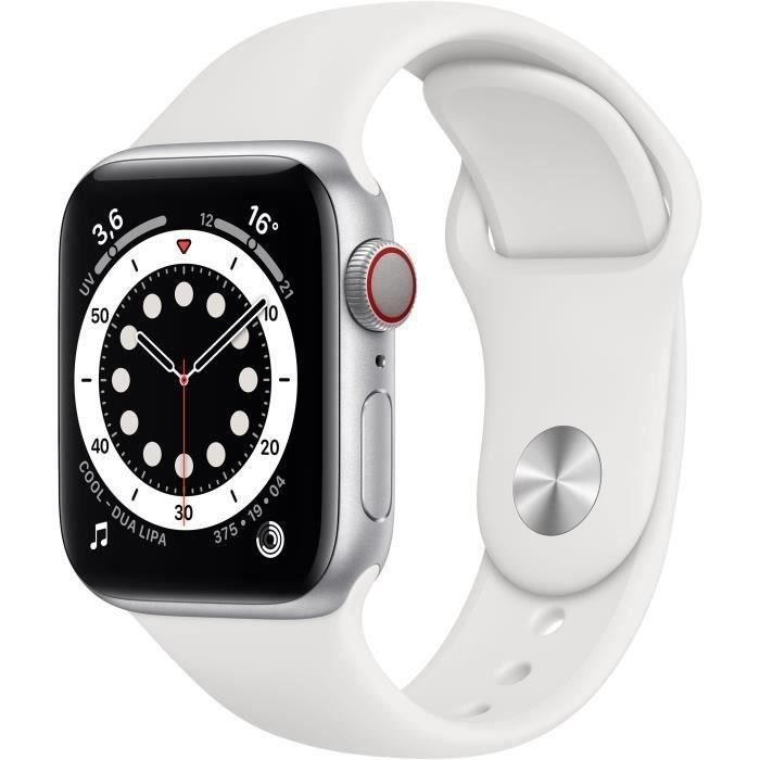 Apple Watch Series 6 GPS + Cellular 40mm Boîtier aluminium Bracelet 2020 - vue 5