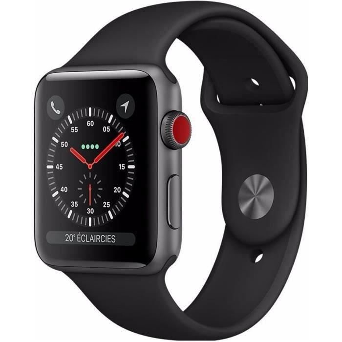 Apple Watch Series 3 GPS + Cellular 42 mm - vue 3
