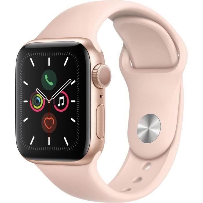 Apple Watch Series 5 GPS 40 mm Boîtier aluminium Or Bracelet / 2019 Très bon état