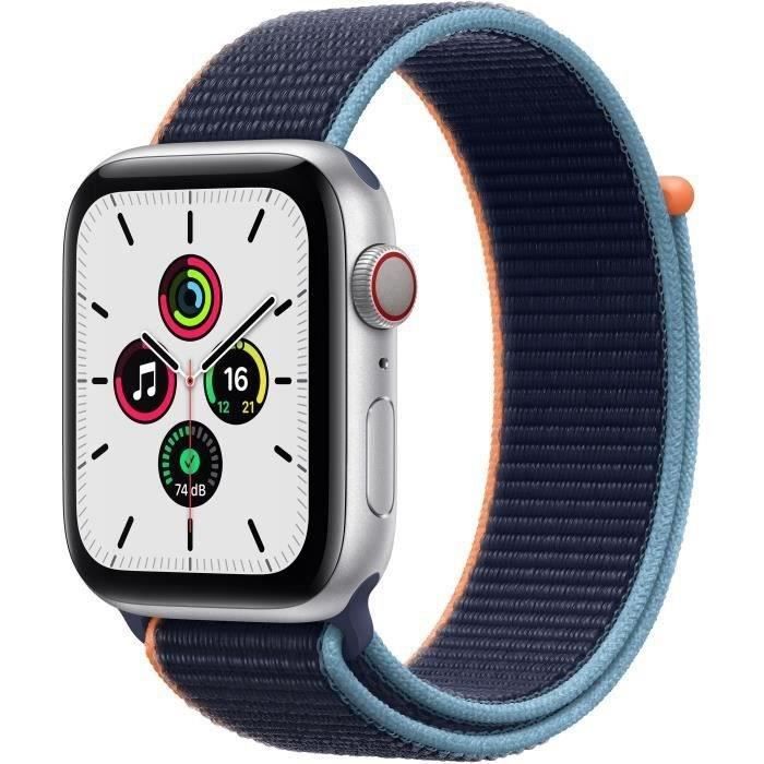 Apple Watch SE GPS + Cellular 44mm Boîtier aluminium Bracelet 2020 Très bon état - vue 5