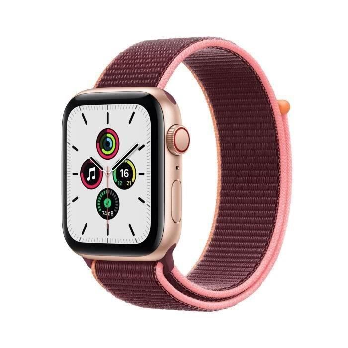 Apple Watch SE GPS + Cellular 44mm Boîtier aluminium Bracelet 2020 Très bon état - vue 9