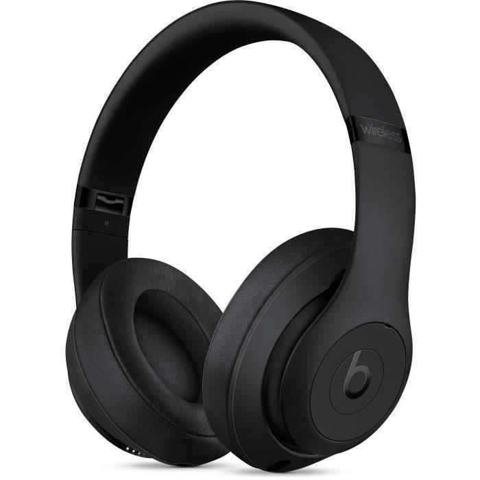 BEATS STUDIO 3 Casque Bluetooth - Matte Black - Reconditionné - Très bon état