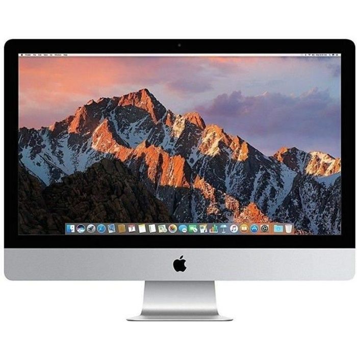APPLE iMac 27 2013 i5 – 32 Ghz – 8 Go RAM – 1000 Go HDD – Gris – Reconditionné – Très bon état