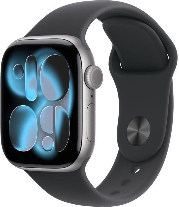 Apple Watch Series 11 GPS 42mm Space Aluminium Bracelet Sport Band / 2025 Très bon état