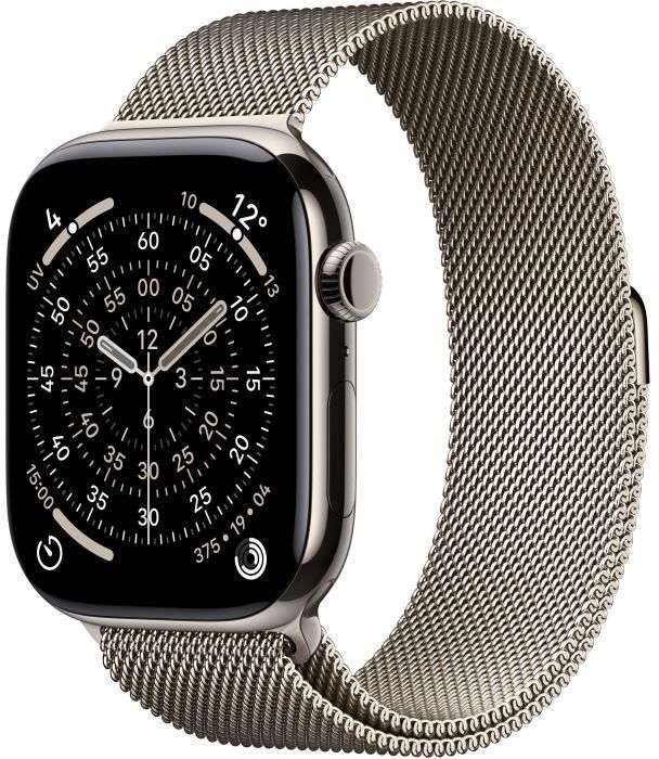 Apple Watch Series 11 GPS + Cellular 46mm Natural Bracelet Milanese Loop / 2025 Très bon état