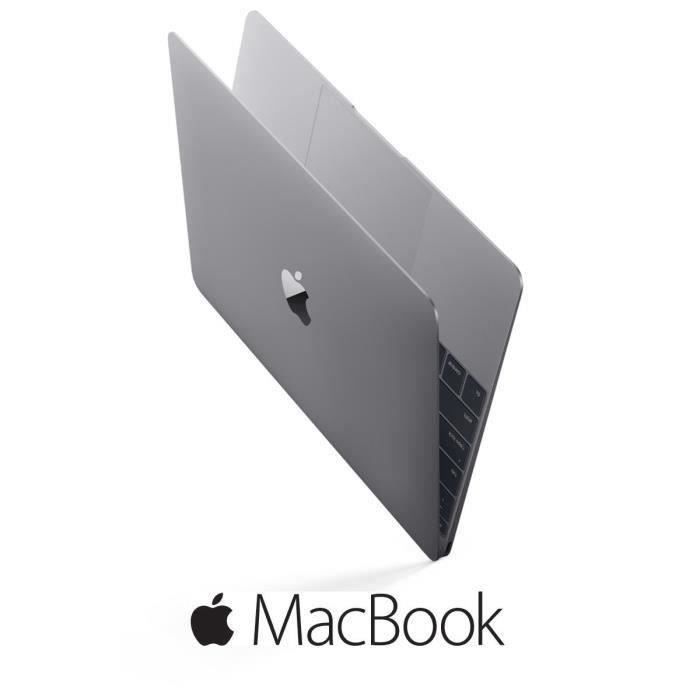 Apple MacBook – MLH72FN/A – 12 Retina – 8Go de RAM (2016) – Reconditionné – Très bon état