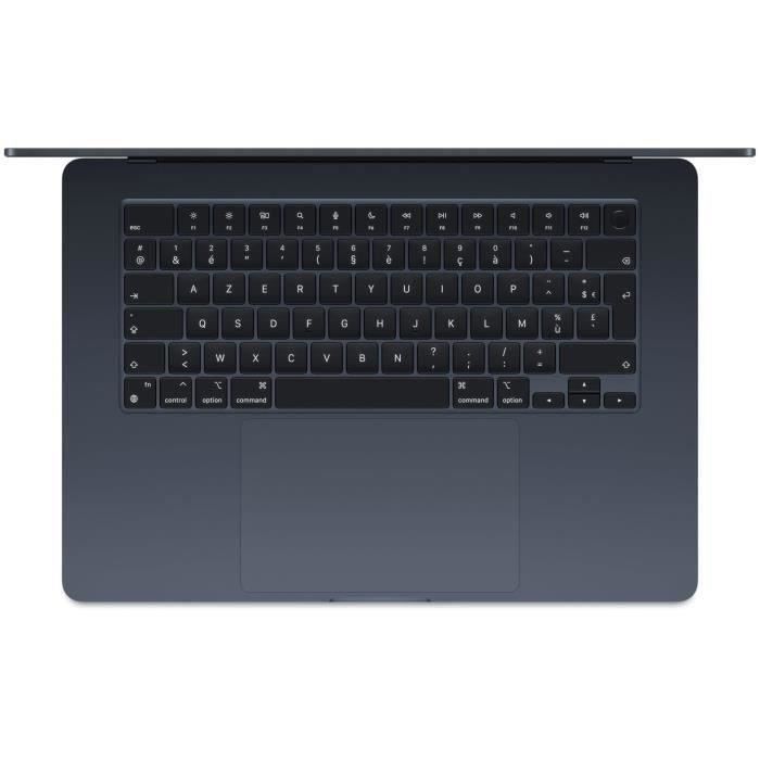 Apple - 15 MacBook Air M3 (2024) - RAM 8Go - Stockage 512Go - Minuit - AZERTY (2024) - Reconditionné - Très bon état