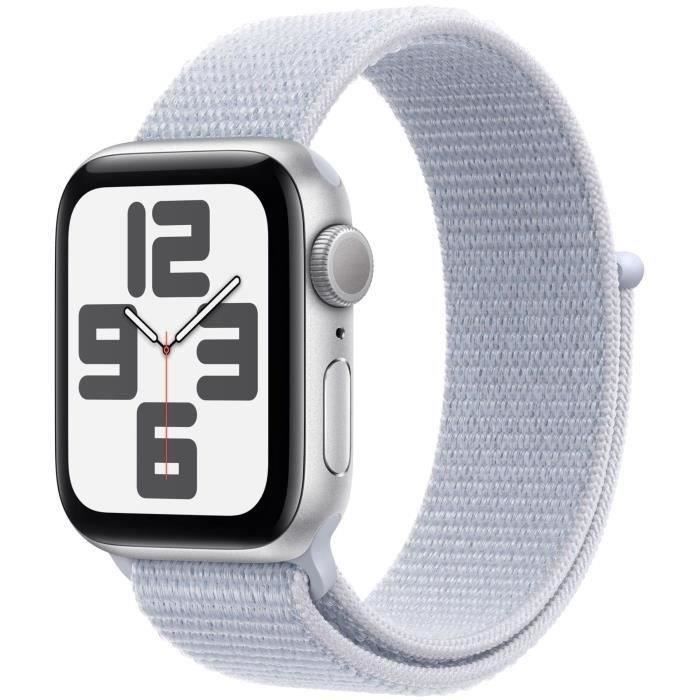 Apple Watch SE GPS 40mm Boîtier Aluminium Bracelet Cloud Sport Loop 2024 Très bon état