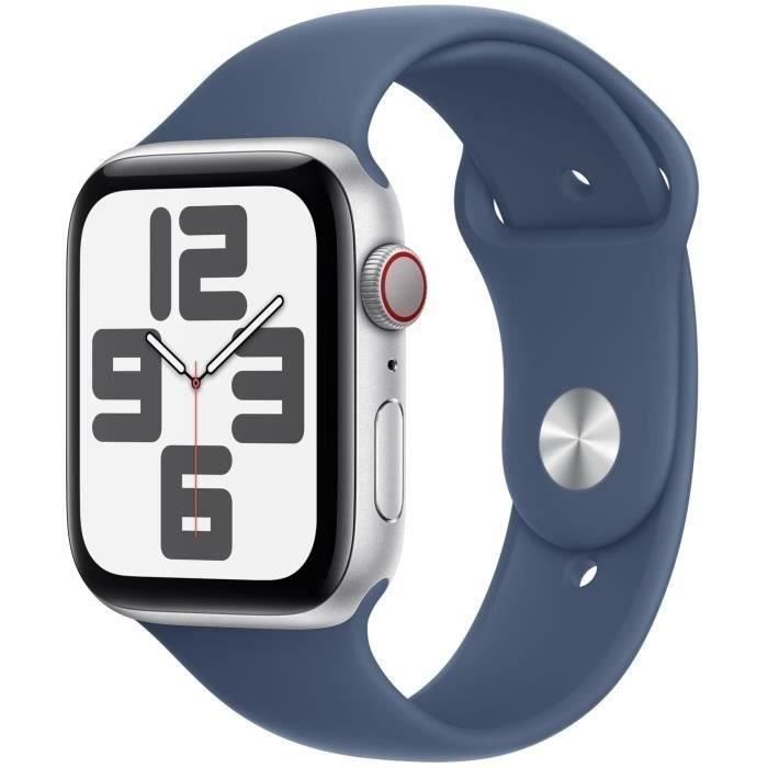 Apple Watch SE GPS + Cellular 44mm avec Bracelet Denim Sport - vue 4