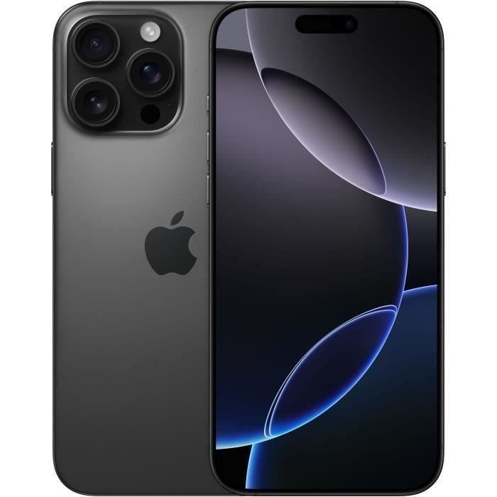 APPLE iPhone 16 Pro Max 512GB Black Titanium (2024) - Reconditionné - Très bon état Reconditionné - Apple reconditionné disponible sur Cdiscount Seconde Vie