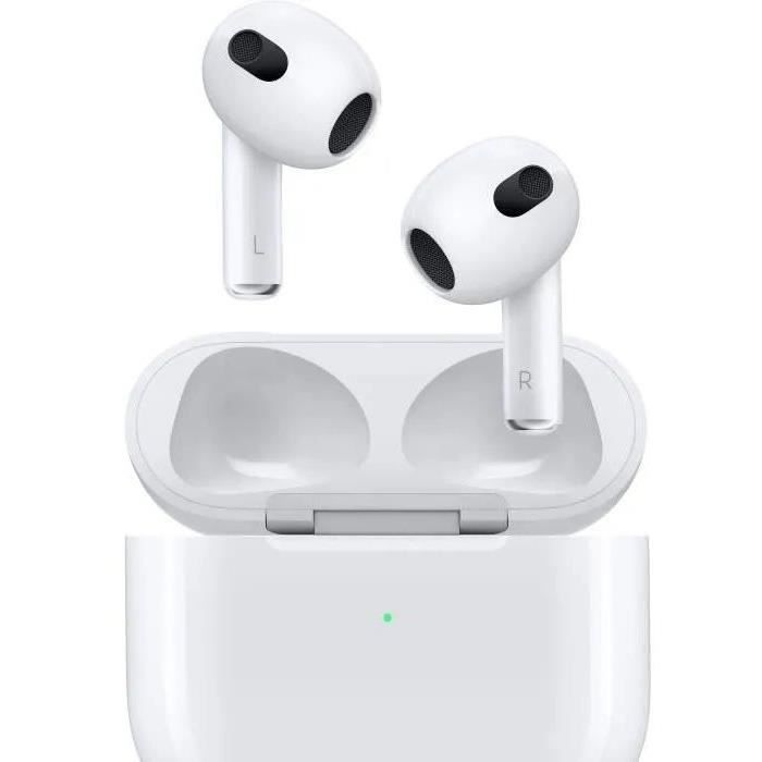 Apple AirPods 3e génération + boitier de charge- Blanc (2020) - Reconditionné - Très bon état - Reconditionné Apple sur Cdiscount Seconde Vie