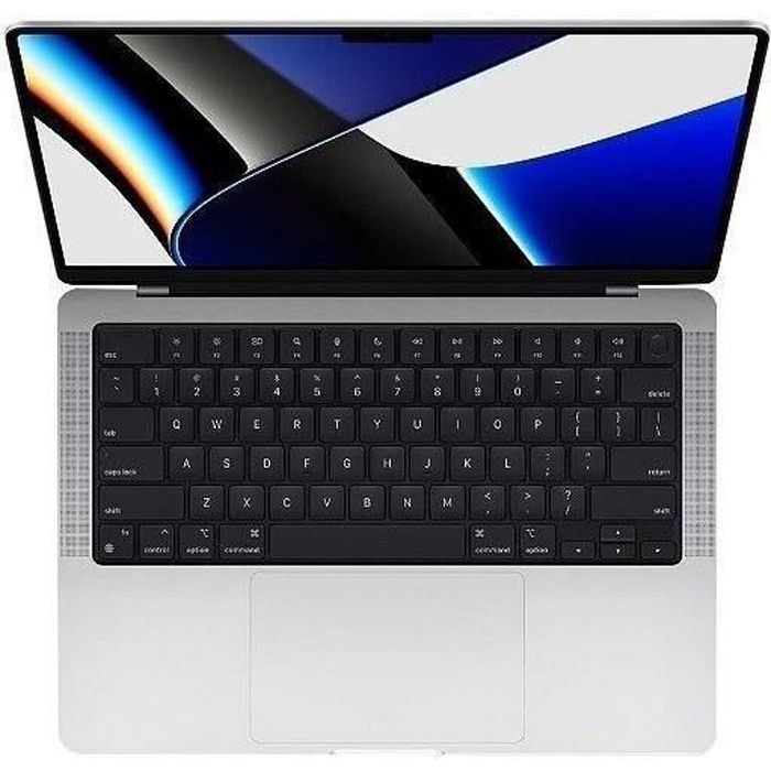 MacBook Pro Retina 14 2021 Apple M1 Pro 32 Ghz 16 Go 512 Go SSD Argent – Reconditionné – Très bon état