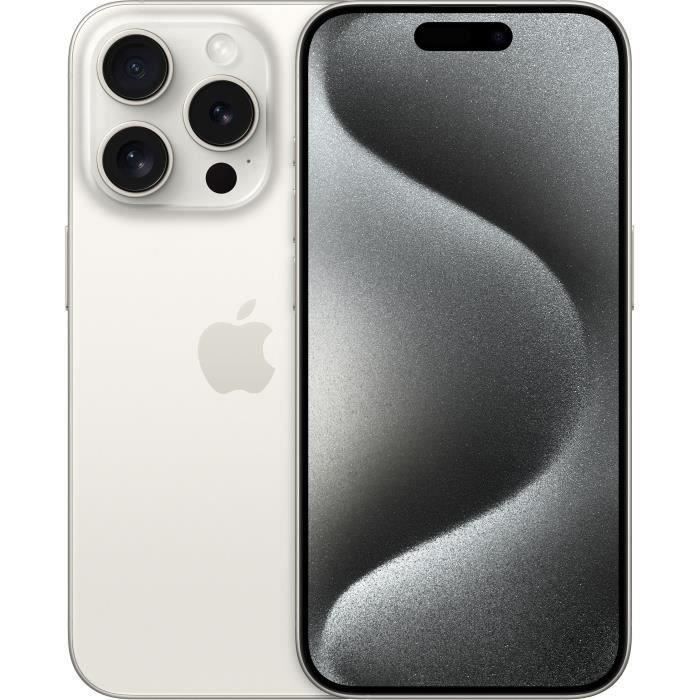 APPLE iPhone 15 Pro 1TB White Titanium (2023) - Reconditionné - Très bon état