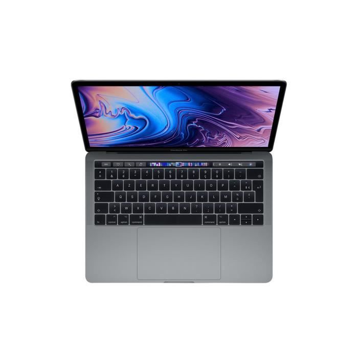 MacBook Pro Touch Bar 13 i5 31 Ghz 8 Go 512 Go SSD Gris Sidéral (2017) - Reconditionné - Très bon état - Apple