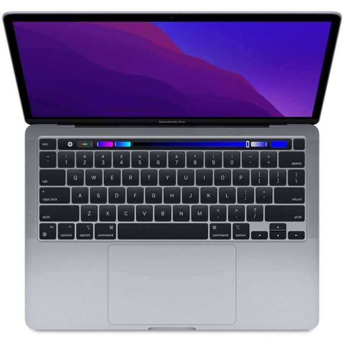 MacBook Pro Touch Bar 13Apple M1 3 2 Ghz 8 Go SSD 2020 Batterie Neuve Très bon état - vue 4