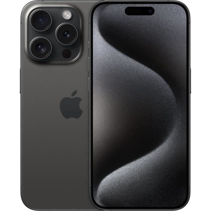 APPLE iPhone 15 Pro 512GB Black Titanium (2023) - Reconditionné - Très bon état Reconditionné - Apple reconditionné disponible sur Cdiscount Seconde Vie