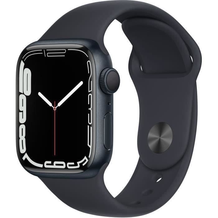 Apple Watch Series 7 GPS 41mm Boîtier Starlight Aluminium Bracelet Starlight Sport 2021 - vue 3