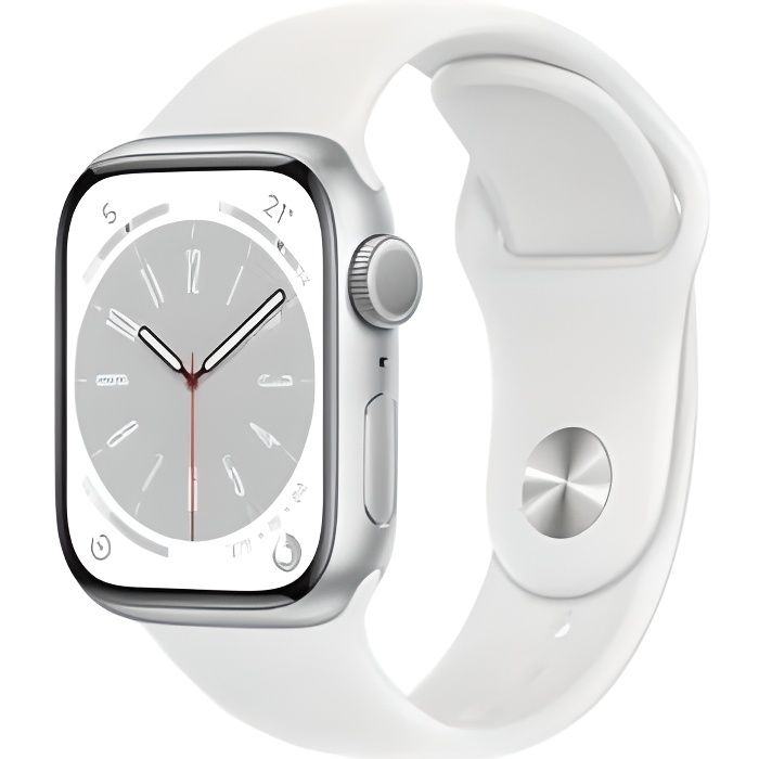 Apple Watch Series 8 2022 GPS 41 mm Aluminium Bracelet sport Très bon état - vue 2