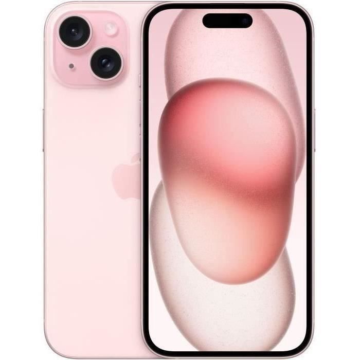 APPLE iPhone 15 128GB Pink (eSIM） (2023) - Reconditionné - Très bon état