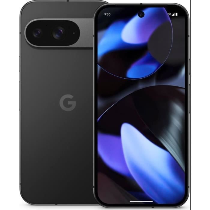 Smartphone Google Pixel 9 6 3 5G Double nano SIM 128 Go Noir Obsidienne (2024) - Reconditionné - Très bon état