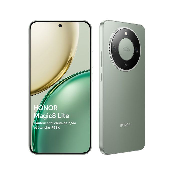 Honor Magic8 Lite 512 Go Vert - vue 3