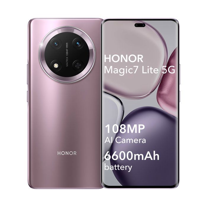 Honor Magic7 Lite 512 Go Violet - vue 3