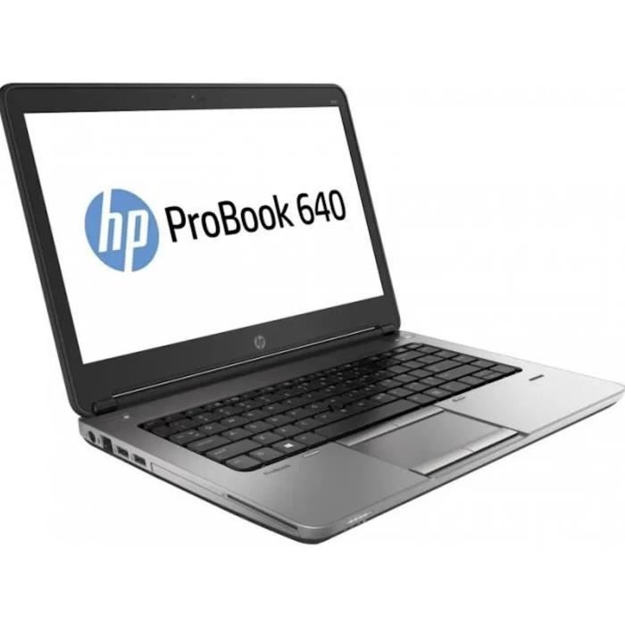 Ordinateur portable HP Probook 640 G1 – Core i5 – RAM 8 Go – HDD 320 Go – Windows 10 – Reconditionné – Très bon état