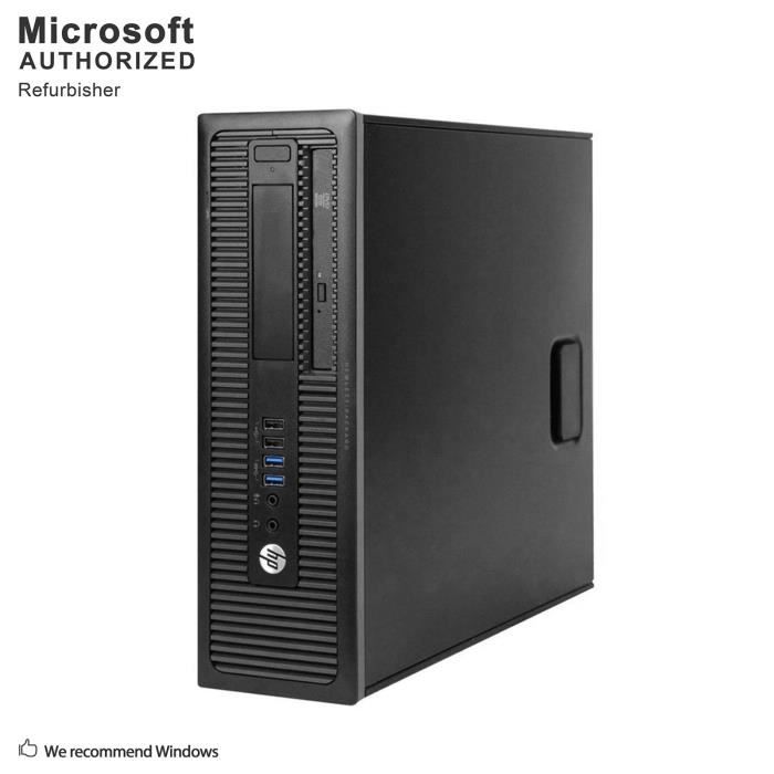 HP Unite Centrale ELITEDESK 800G1 – Core i7 – Sans écran – 512 Go (2014) – Reconditionné – Très bon état