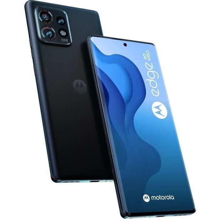 MOTOROLA EDGE 40 PRO 256 NOIR (2023) - Reconditionné - Très bon état - Motorola