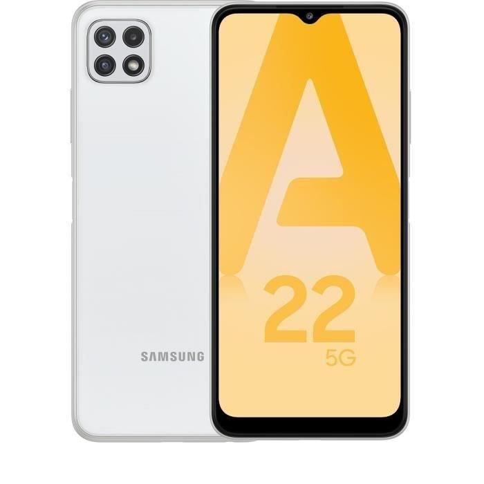 SAMSUNG Galaxy A22 128Go 5G Blanc - Reconditionné - Très bon état - Samsung