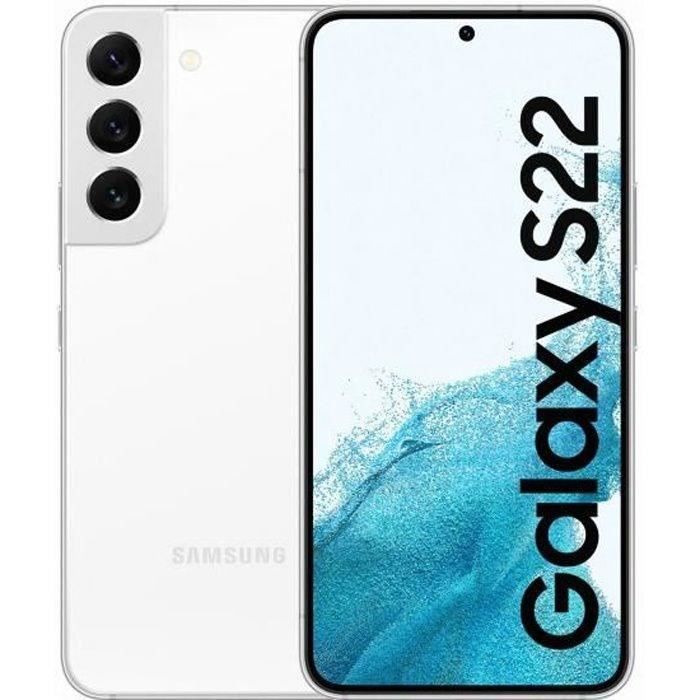 SAMSUNG Galaxy S22 256Go 5G Blanc - Reconditionné - Très bon état