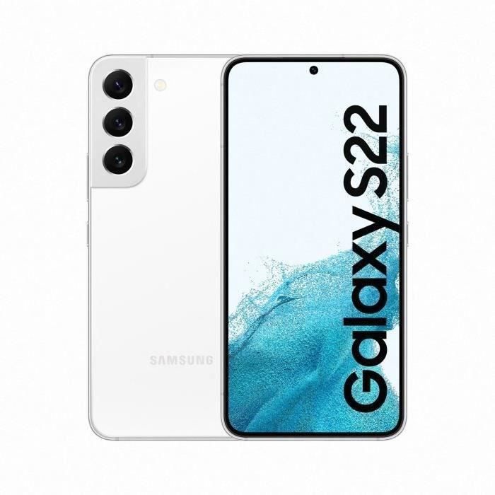 SAMSUNG GALAXY S22 128Go Blanc - Reconditionné - Très bon état