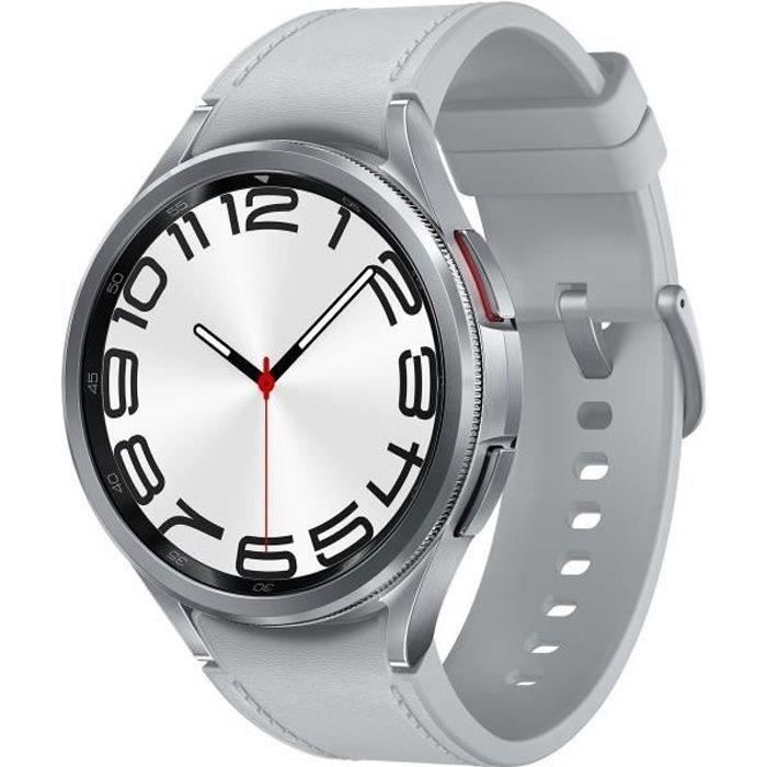 SAMSUNG Galaxy Watch6 Classic 47mm Argent Bluetooth (2023) - Reconditionné - Très bon état