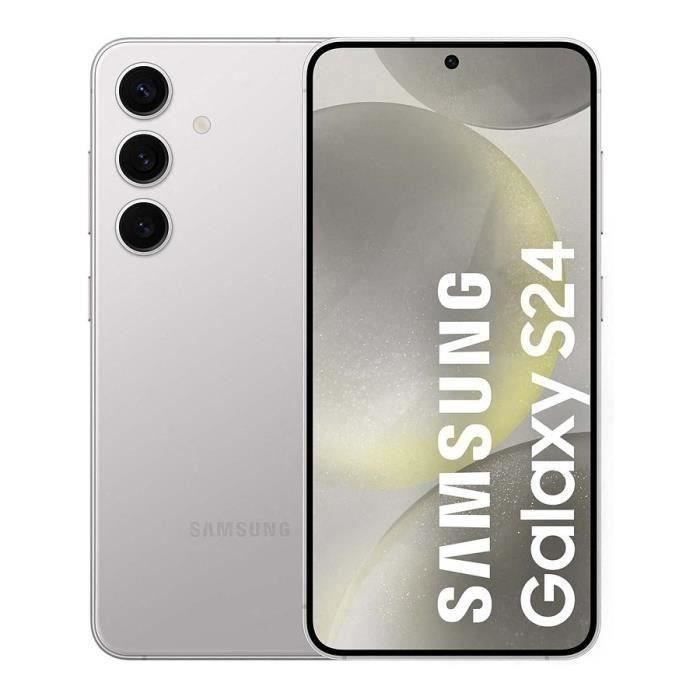 SAMSUNG Galaxy S24 Smartphone 128 Go Argent (2024) - Reconditionné - Très bon état Reconditionné - Samsung reconditionné disponible sur Cdiscount Seconde Vie