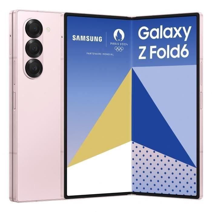 SAMSUNG Galaxy Z Fold6 Smartphone Rose 512 Go (2024) - Reconditionné - Très bon état Reconditionné - Samsung reconditionné disponible sur Cdiscount Seconde Vie
