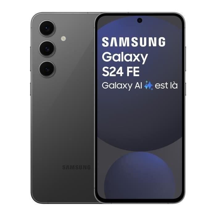 Samsung Galaxy S24 FE Smartphone 128 Go Graphite (2024) - Reconditionné - Très bon état