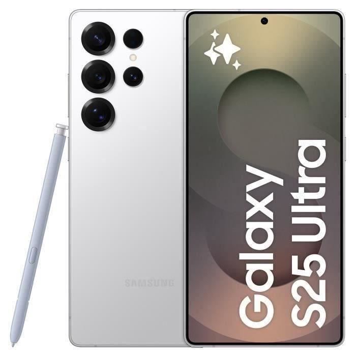 SAMSUNG Galaxy S25 Ultra AI Smartphone 1 To Argent Titane (2025) - Reconditionné - Très bon état Reconditionné - Samsung reconditionné disponible sur Cdiscount Seconde Vie
